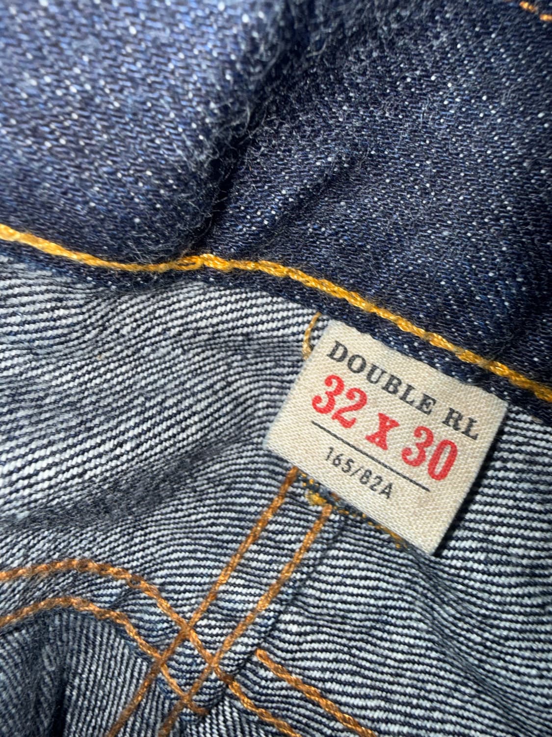RRL 슬림부츠컷 셀비지 데님 32x30 상품이미지4
