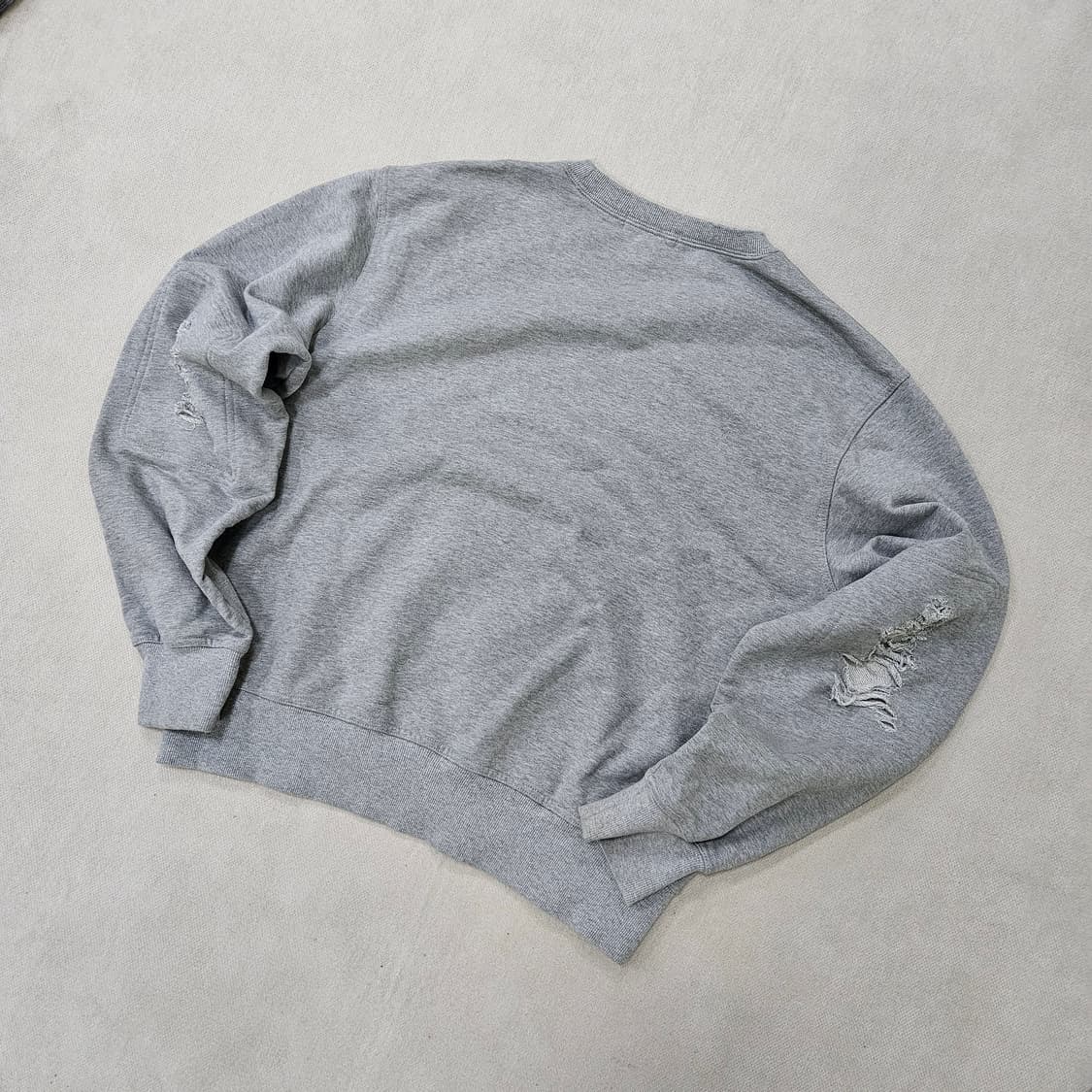 3 빈티지 그레이 맨투맨 0319Y 상품이미지2