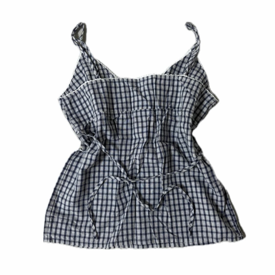 브랜디멜빌 BRANDY MELVILLE 체크 슬리브리스 나시 탑 상품이미지2