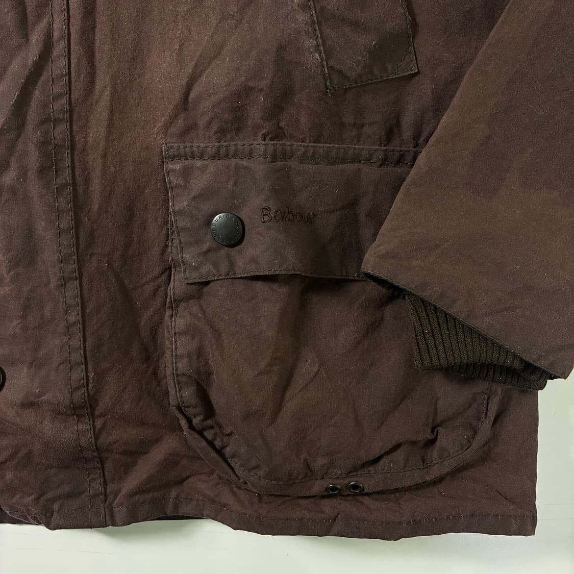 Barbour  바버 브라운 비데일 왁스 자켓  상품이미지4