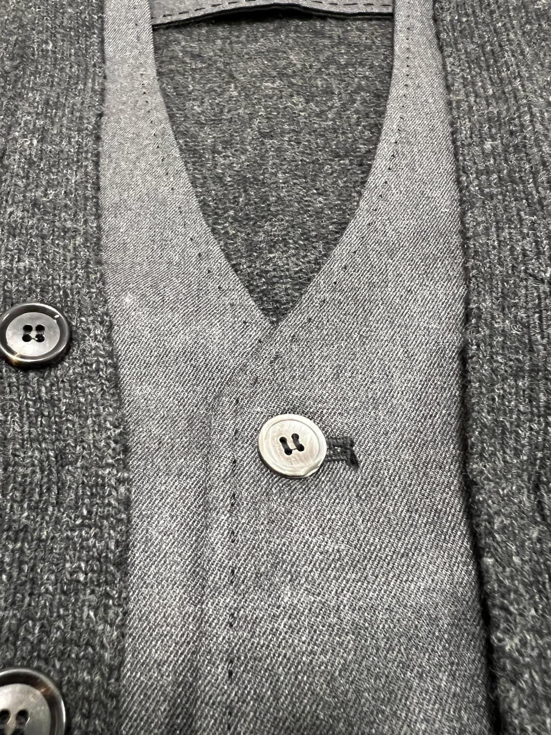 Le nuit homme 캐시미어 울 가디건 / 차콜그레이 / L 상품이미지6