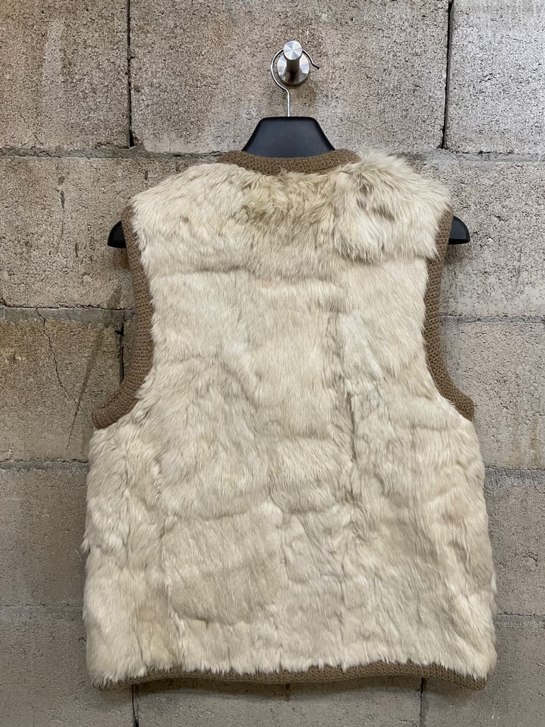 Vintage Real French Rabbit Fur Vest 상품이미지4