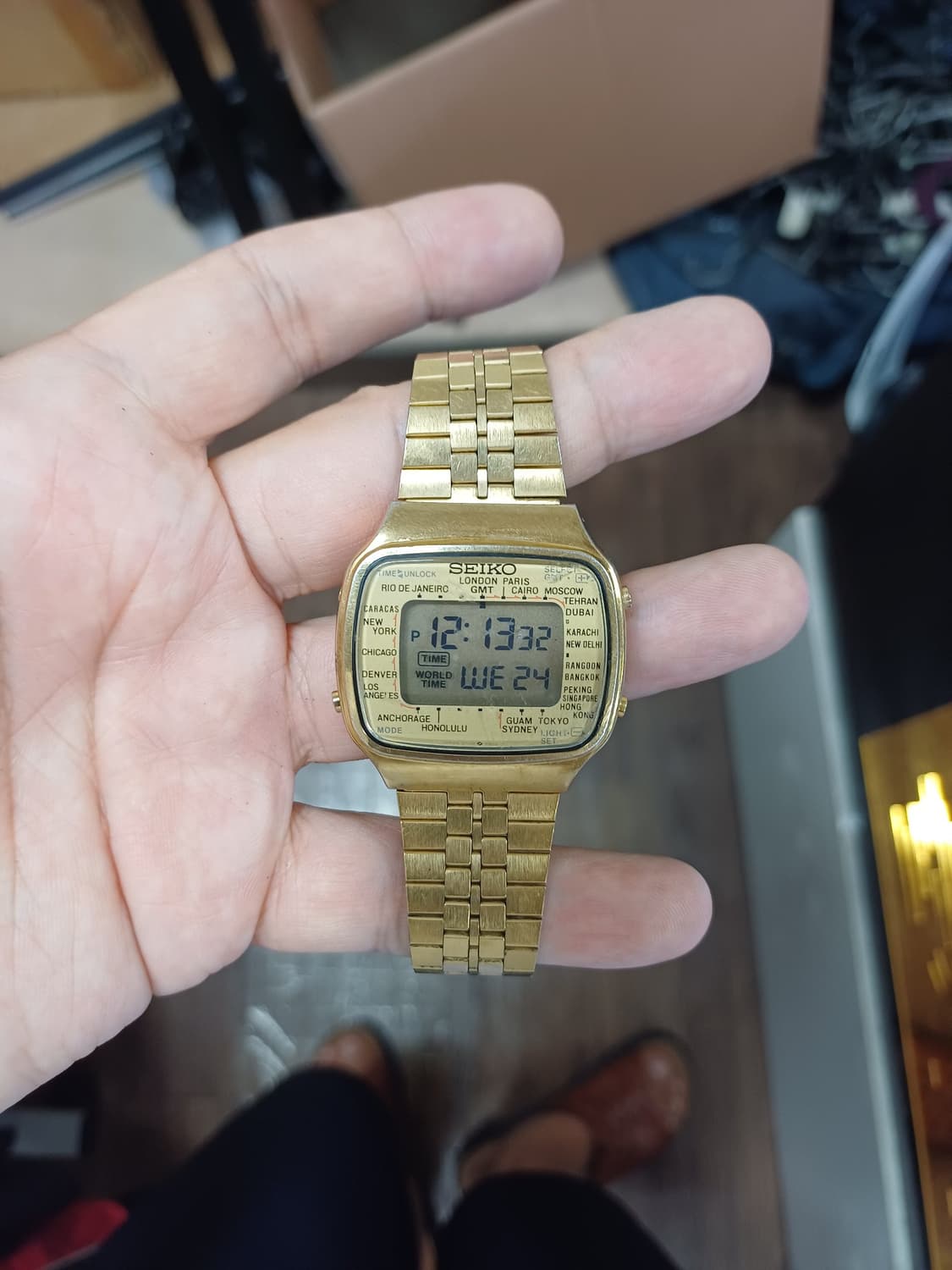 세이코 빈티지 월드타임 시계  상품이미지1