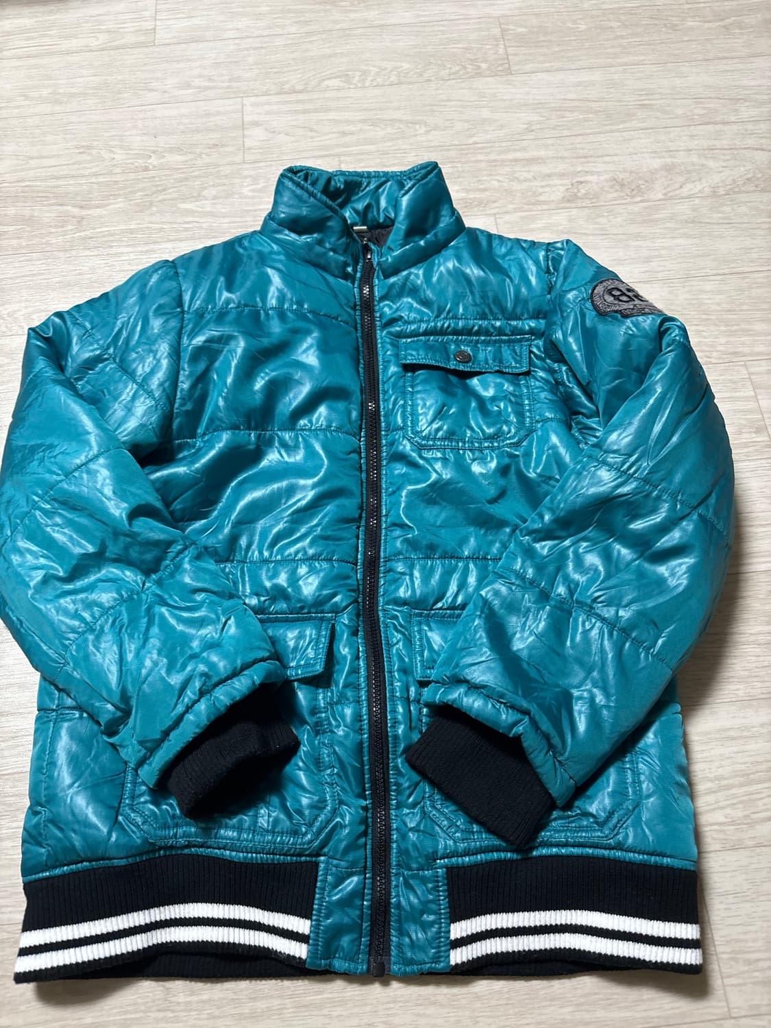 빈티지 블루 점퍼 상품이미지1