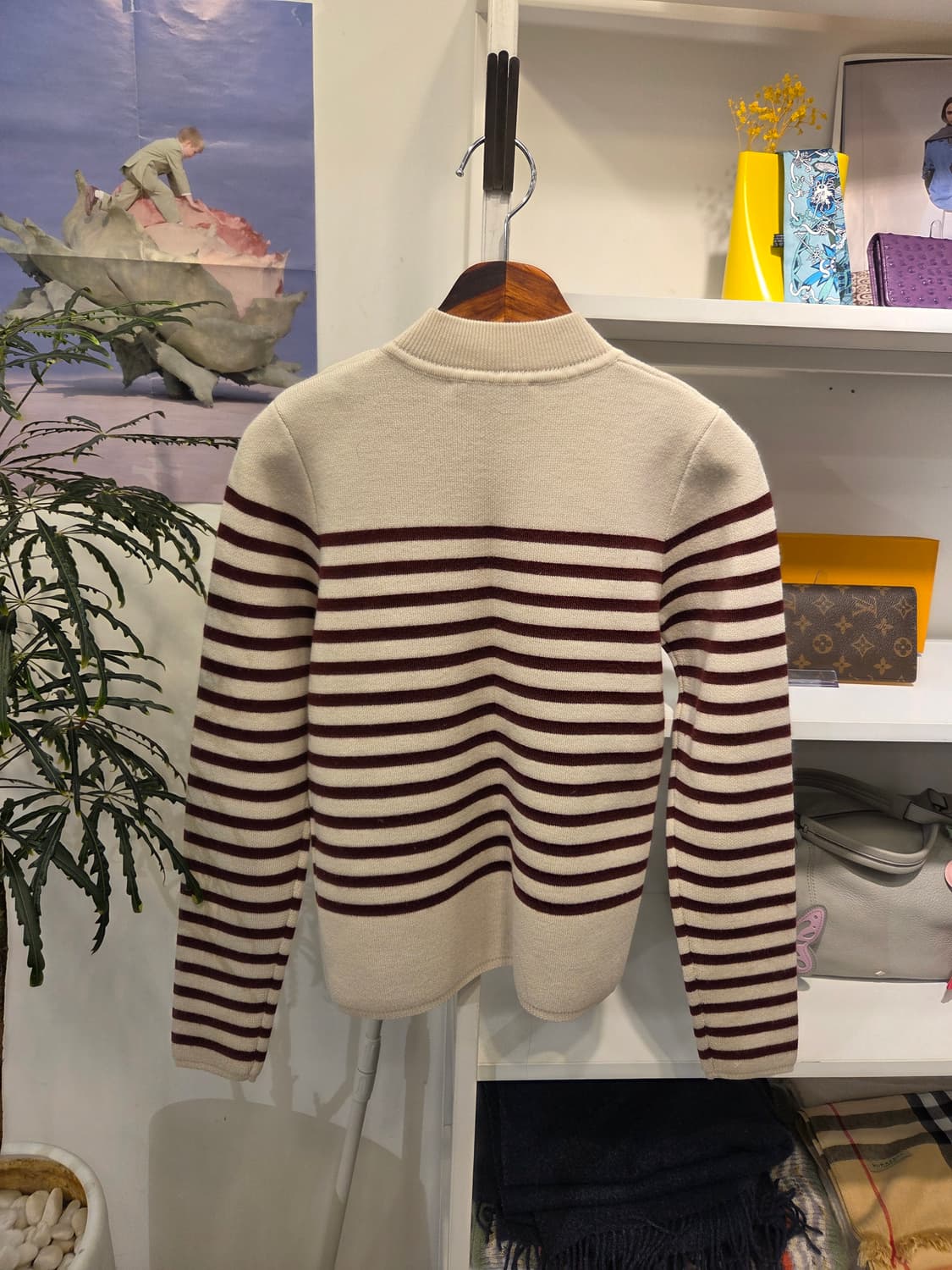 sandro 산드로 스트라이프 금장 니트 상품이미지5