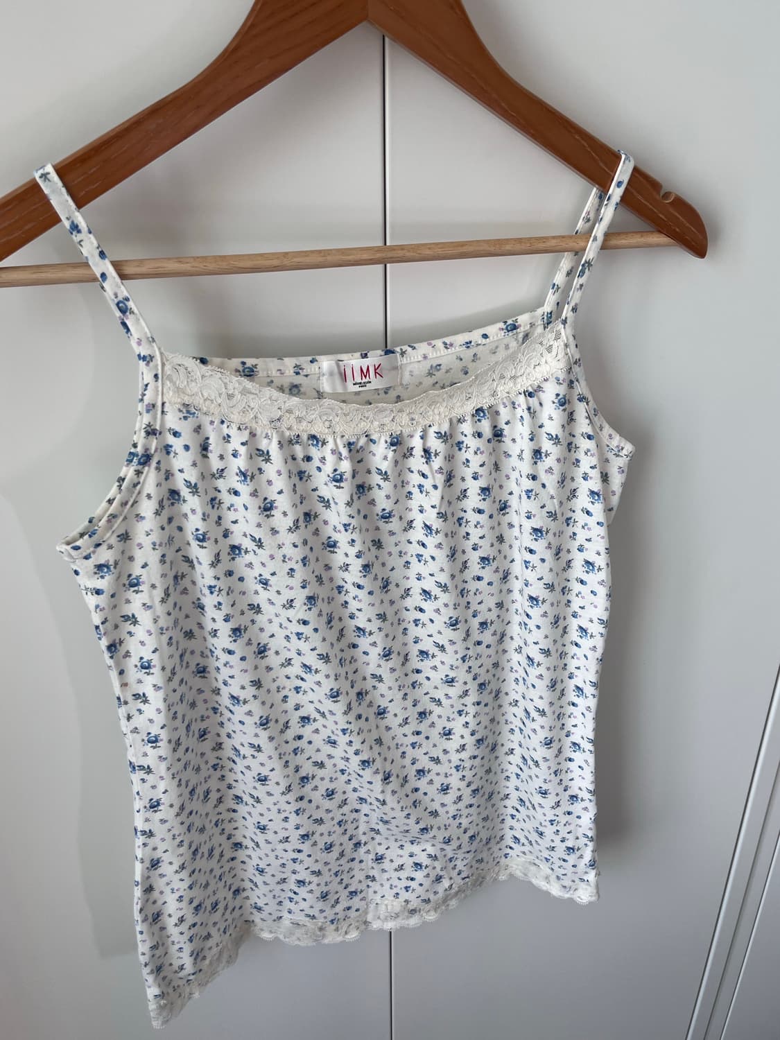 Iimk 레이스 잔꽃 패턴 슬리브리스 상품이미지9
