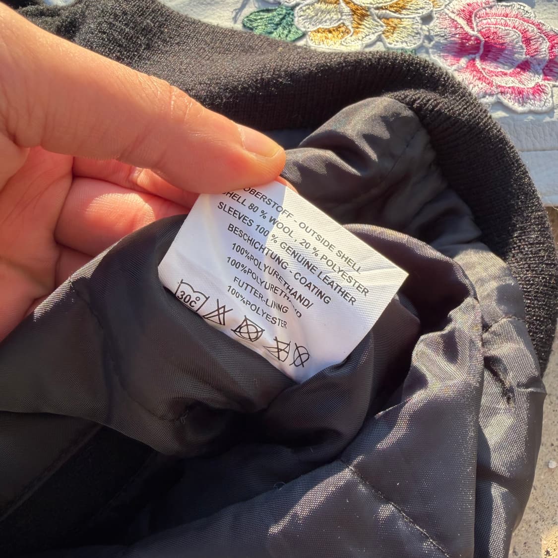 90s Lishow 빈티지 울 바시티 자켓 M 상품이미지9