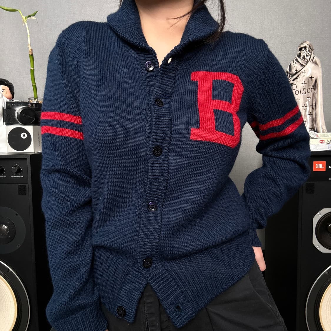 빔즈보이 숄가디건 상품이미지1