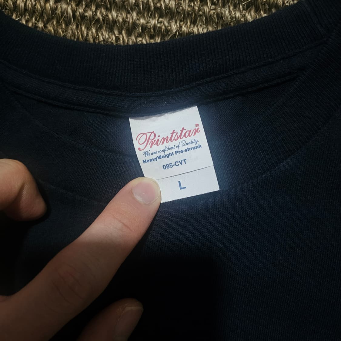 셰에라자드(scheherazade) 반팔 티셔츠 네이비 L 상품이미지4