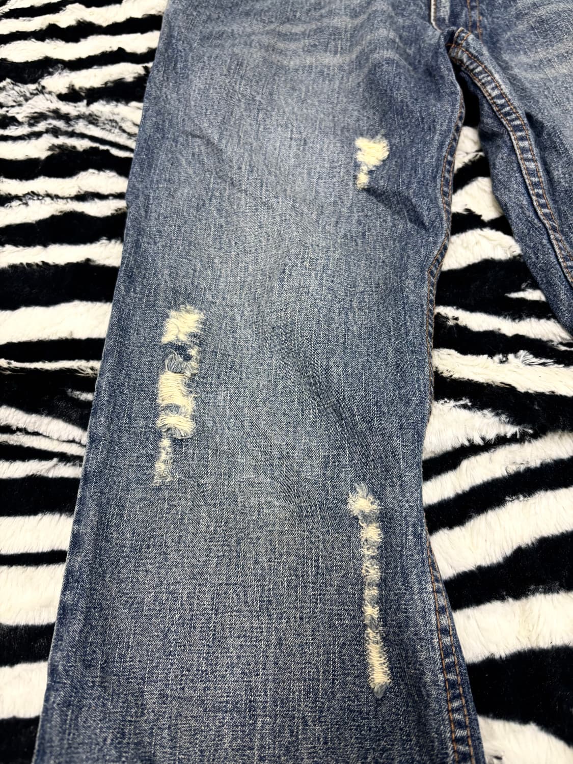 [Jungle Storm] Oriental Print Denim Loos 상품이미지5