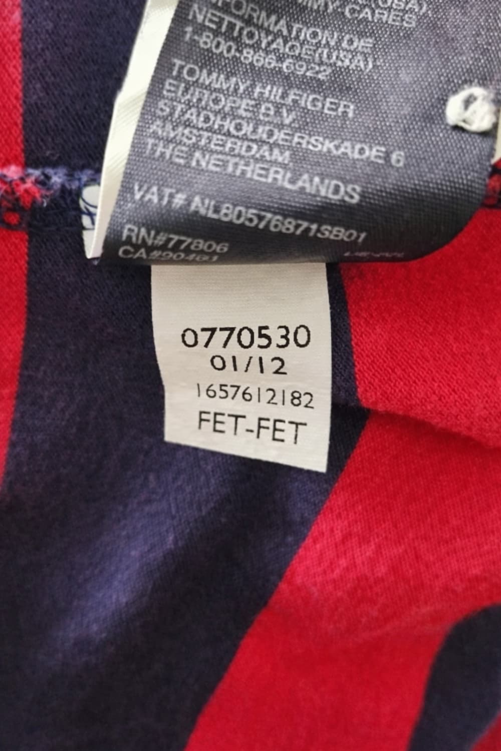 Y2K 타미힐피거클래식Tommy Hilfiger배색스트라이프 카라 원피스 상품이미지10