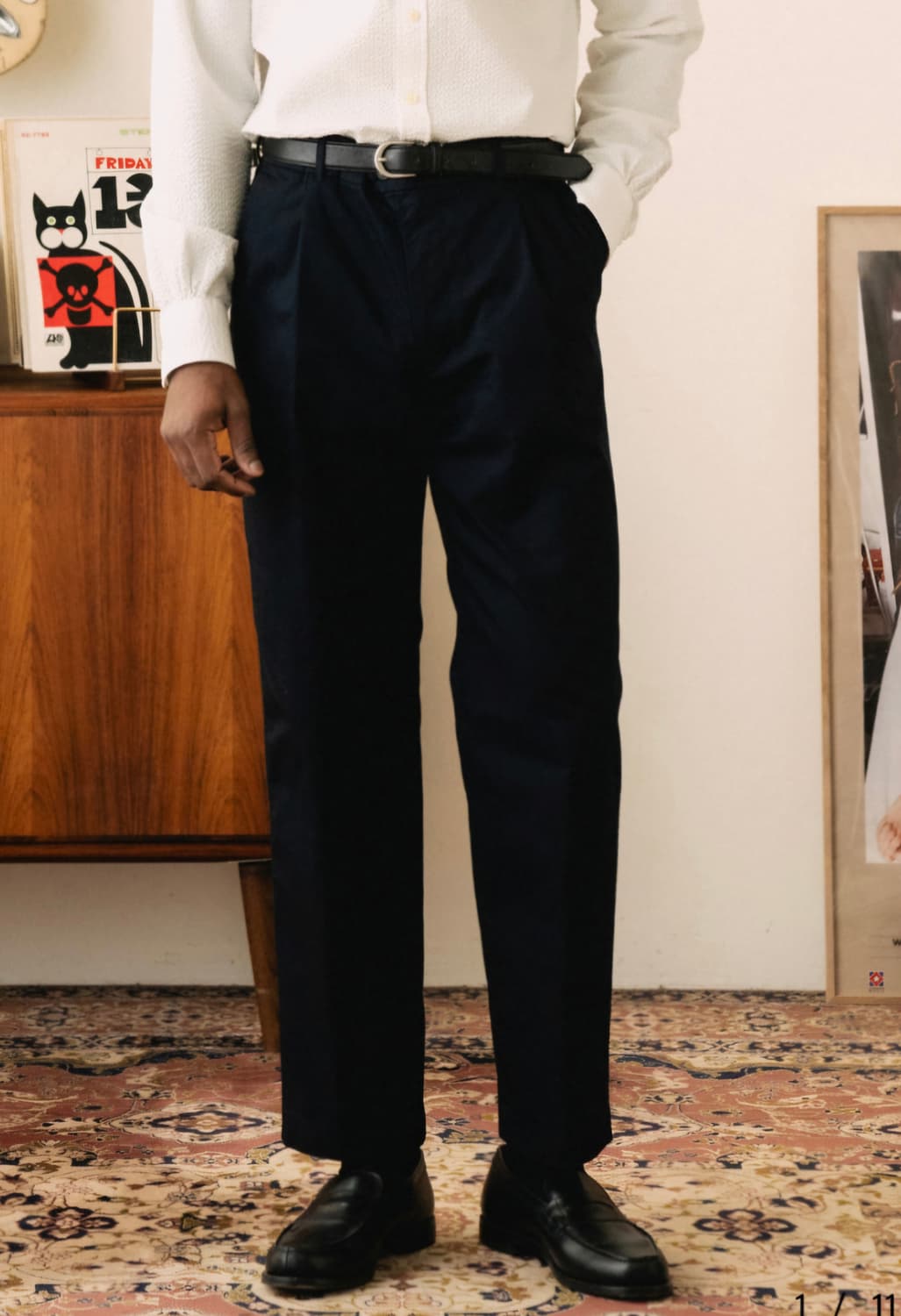 부기 홀리데이 13 COTTON COMFORT PANTS (NAVY) 상품이미지1