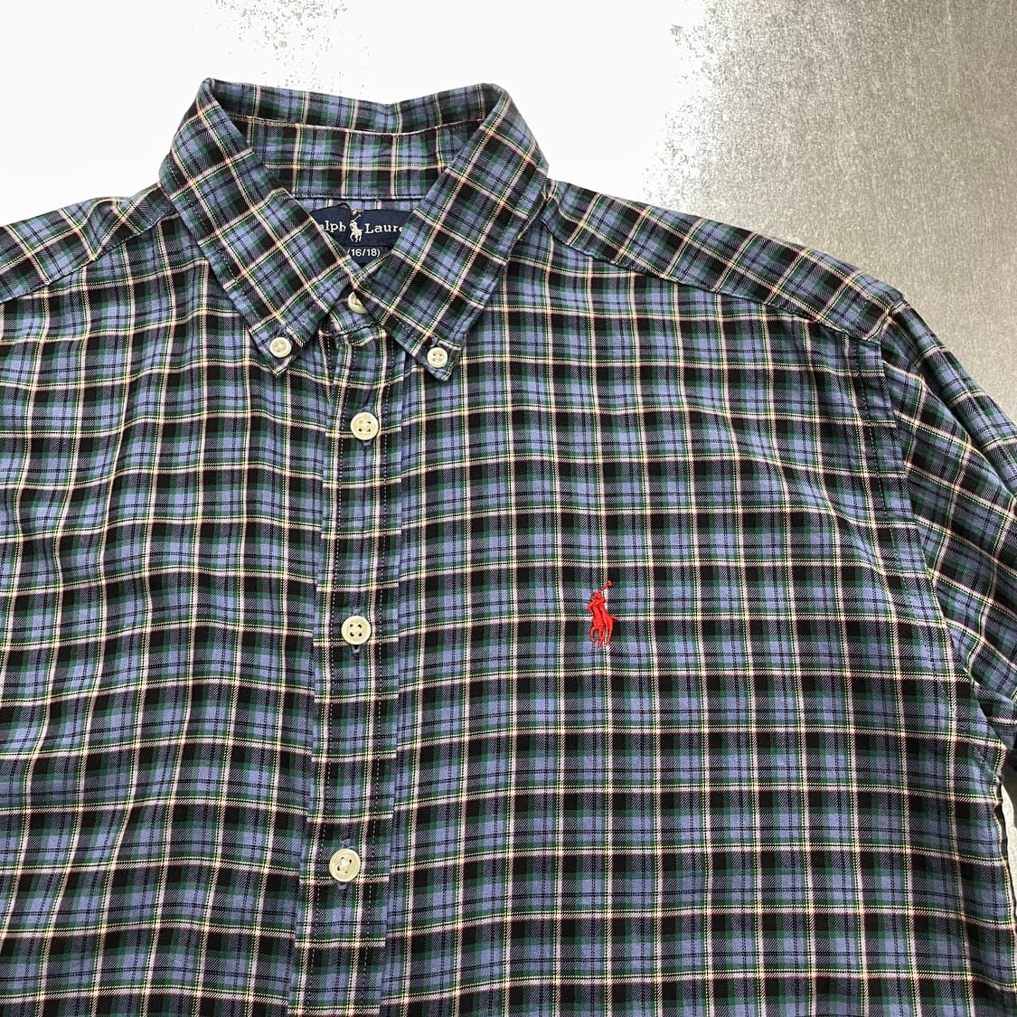 (L) POLO 폴로 랄프로렌 체크 셔츠  상품이미지6