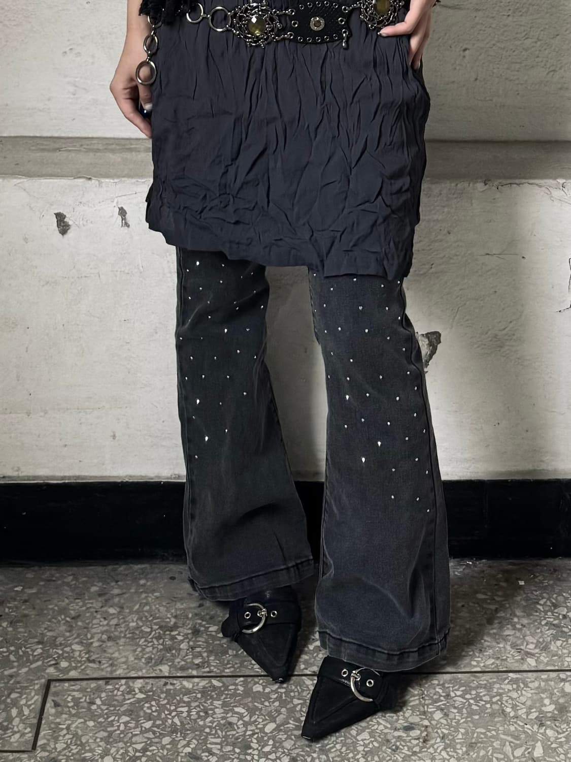Cubic bootscut pants 상품이미지1