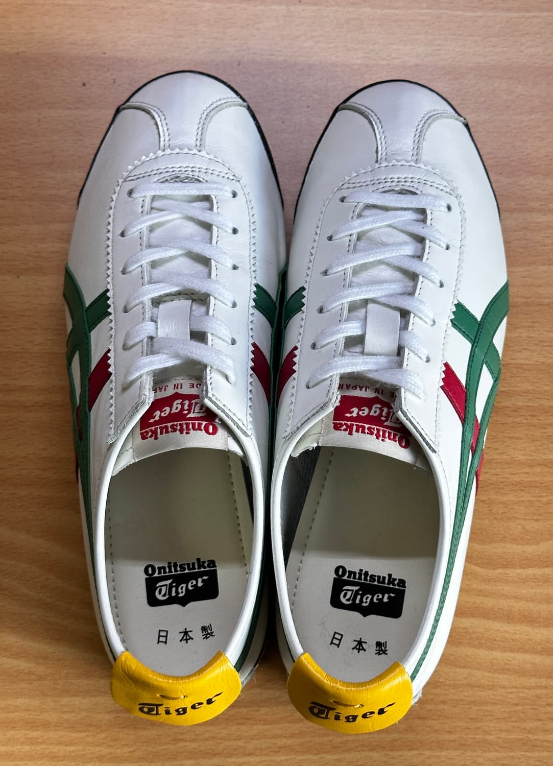 오니츠카티이거 림버업 NM 니폰 메이드 화이트/그린 상품이미지6