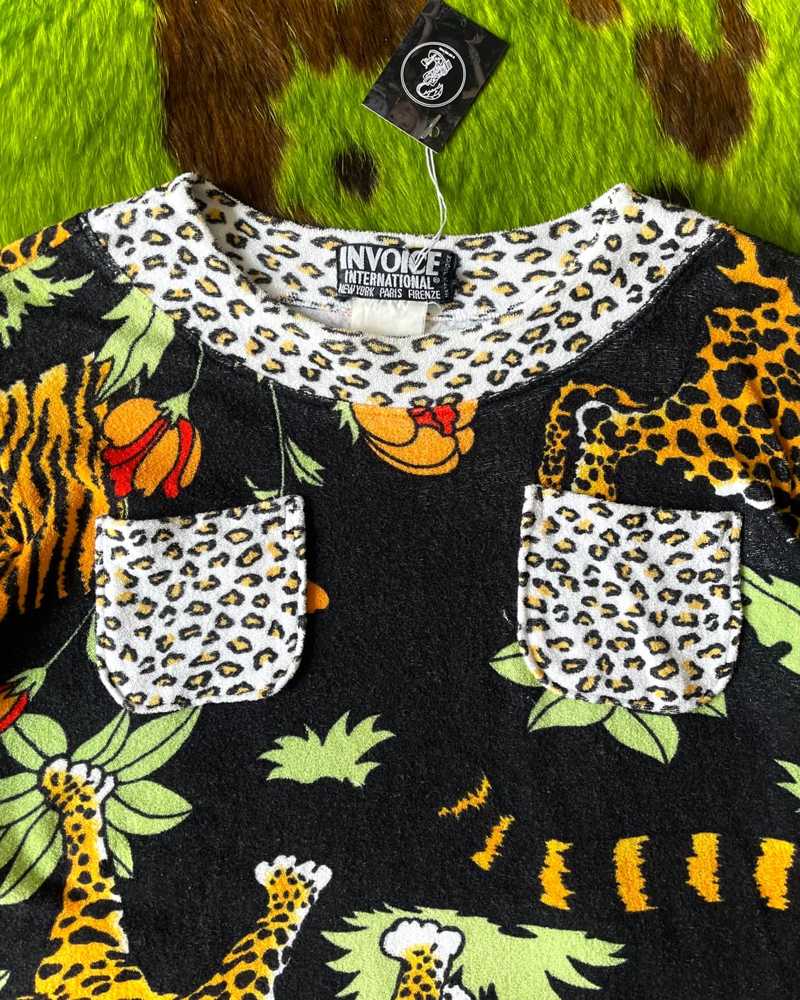 ~90s INVOICE Japanese Leopard 1/2 Top 상품이미지5