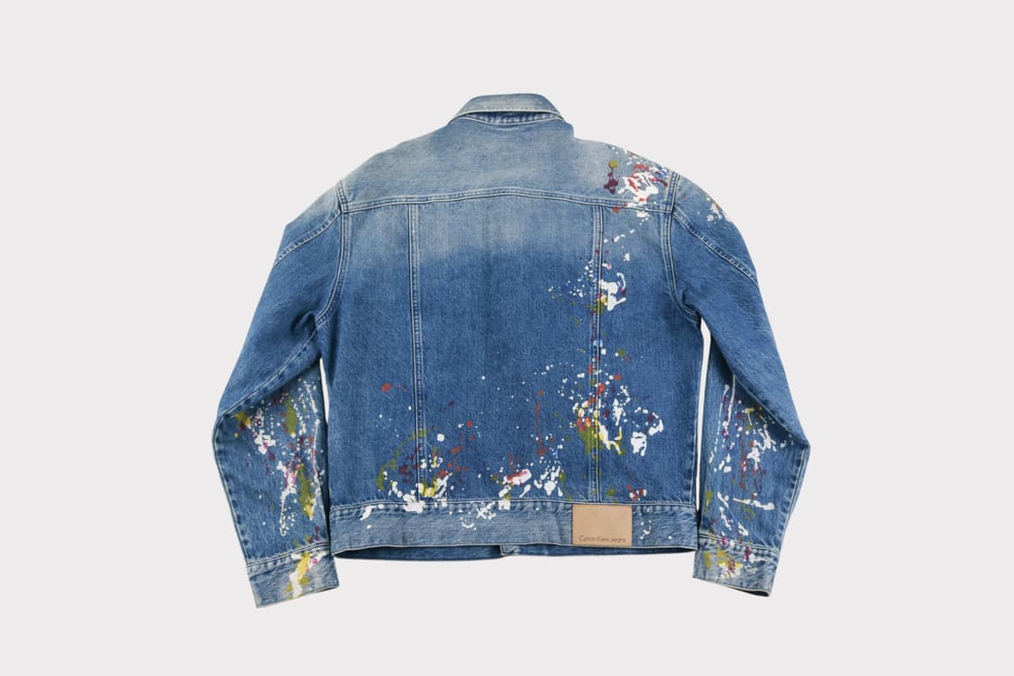 [M] 캘빈클라인 페인팅 트러커 데님자켓 상품이미지5