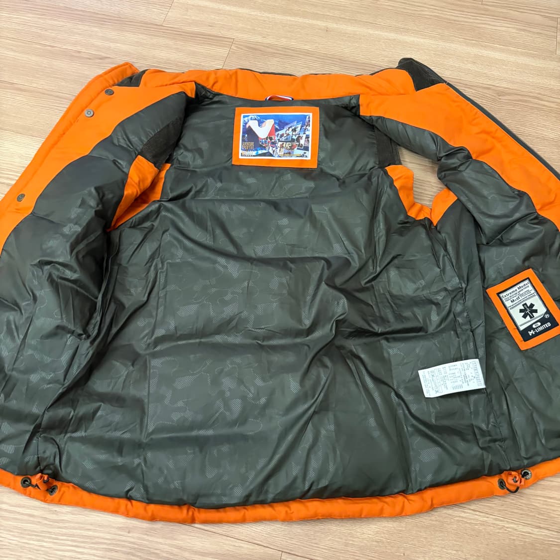 밀레 M-LIMITED 오렌지 패딩 조끼 95 상품이미지7