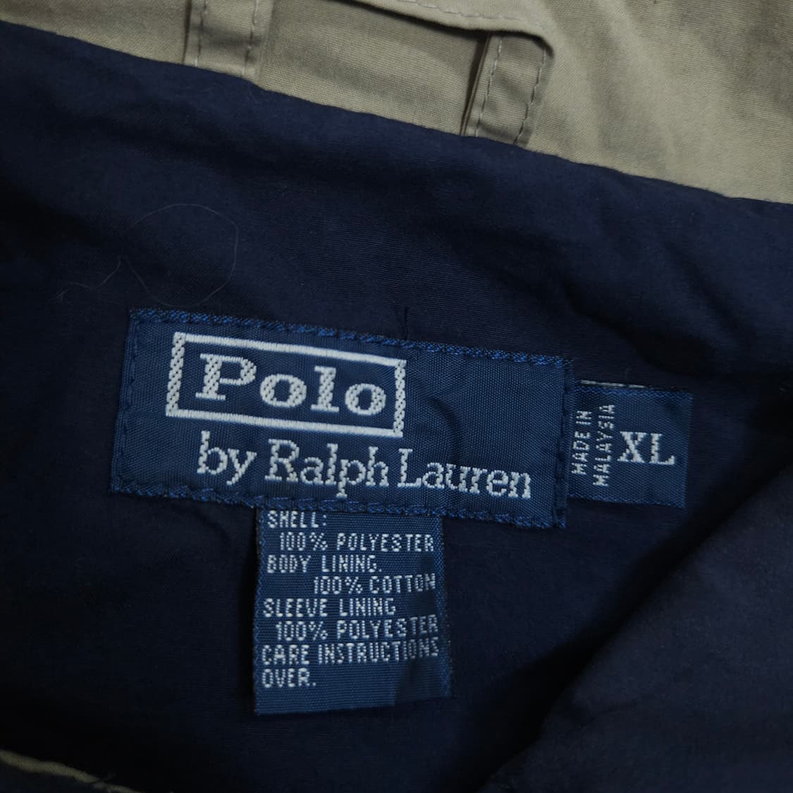 폴로 랄프 로렌 폴리쉘 사파리 자켓 XL 상품이미지4