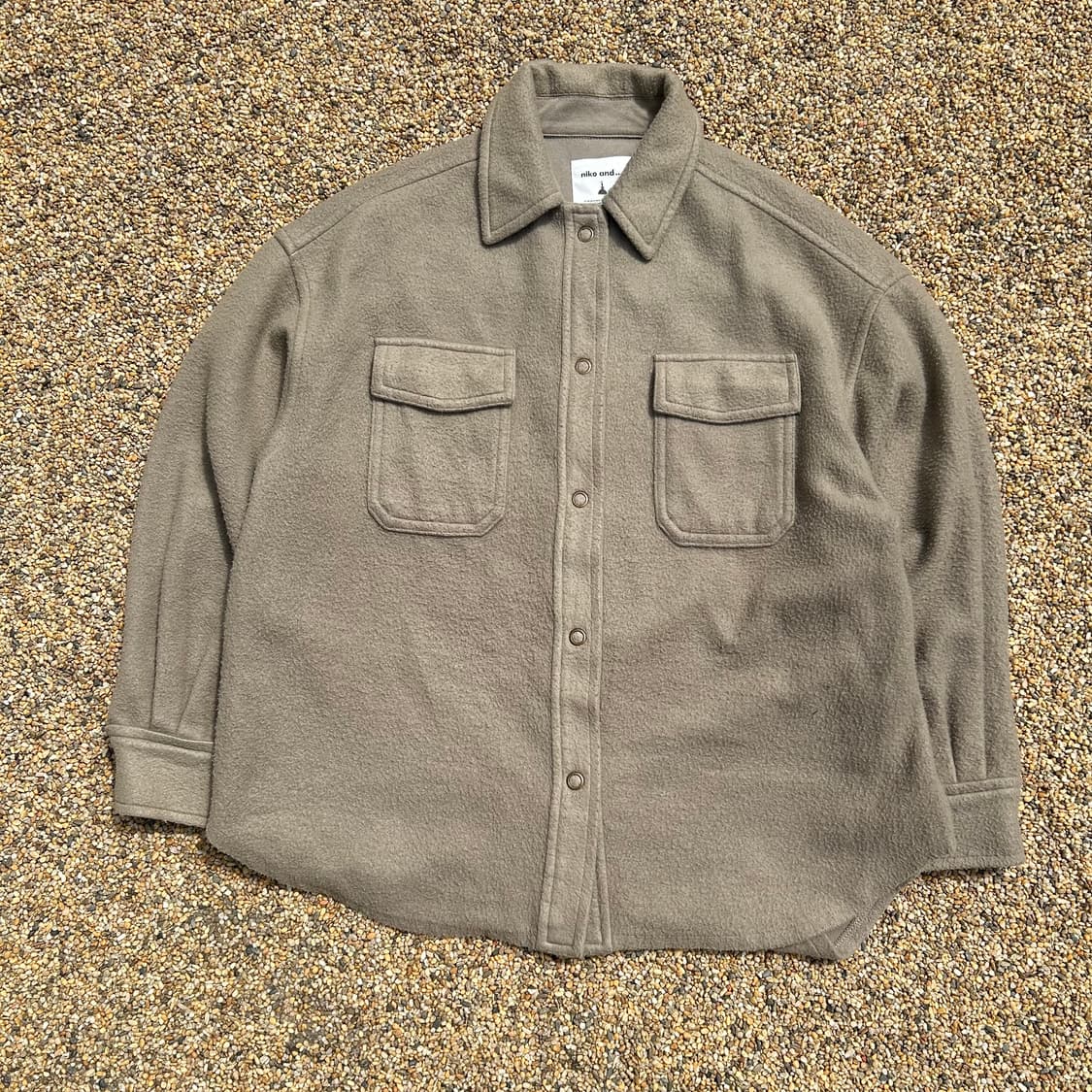 니코 엔드(Nico and..) 울 셔츠 자켓 상품이미지1