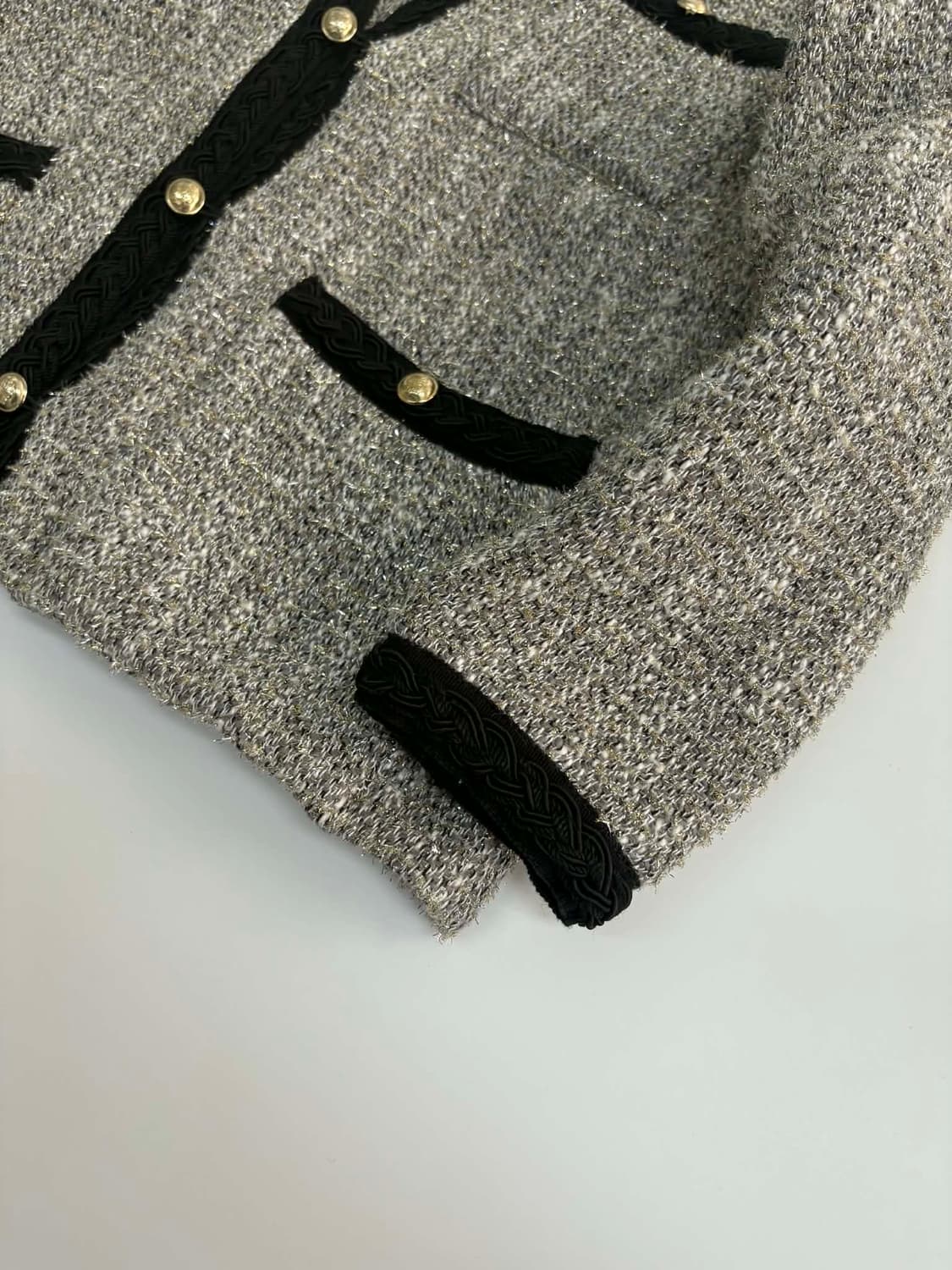 [36] 마쥬 트위드 콘드라스트 손담비 자켓 상품이미지7