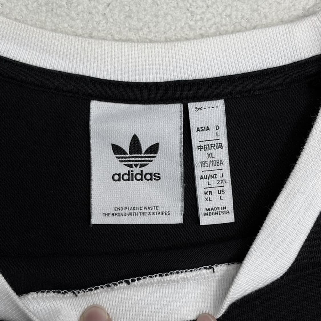 ADIDAS 파이어버드 링거 반팔티 XL 상품이미지4