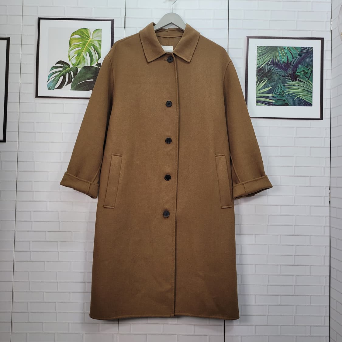 STUDIO TOMBOY 스튜디오톰보이 울 롱코트 자켓 55 66사이즈 상품이미지1