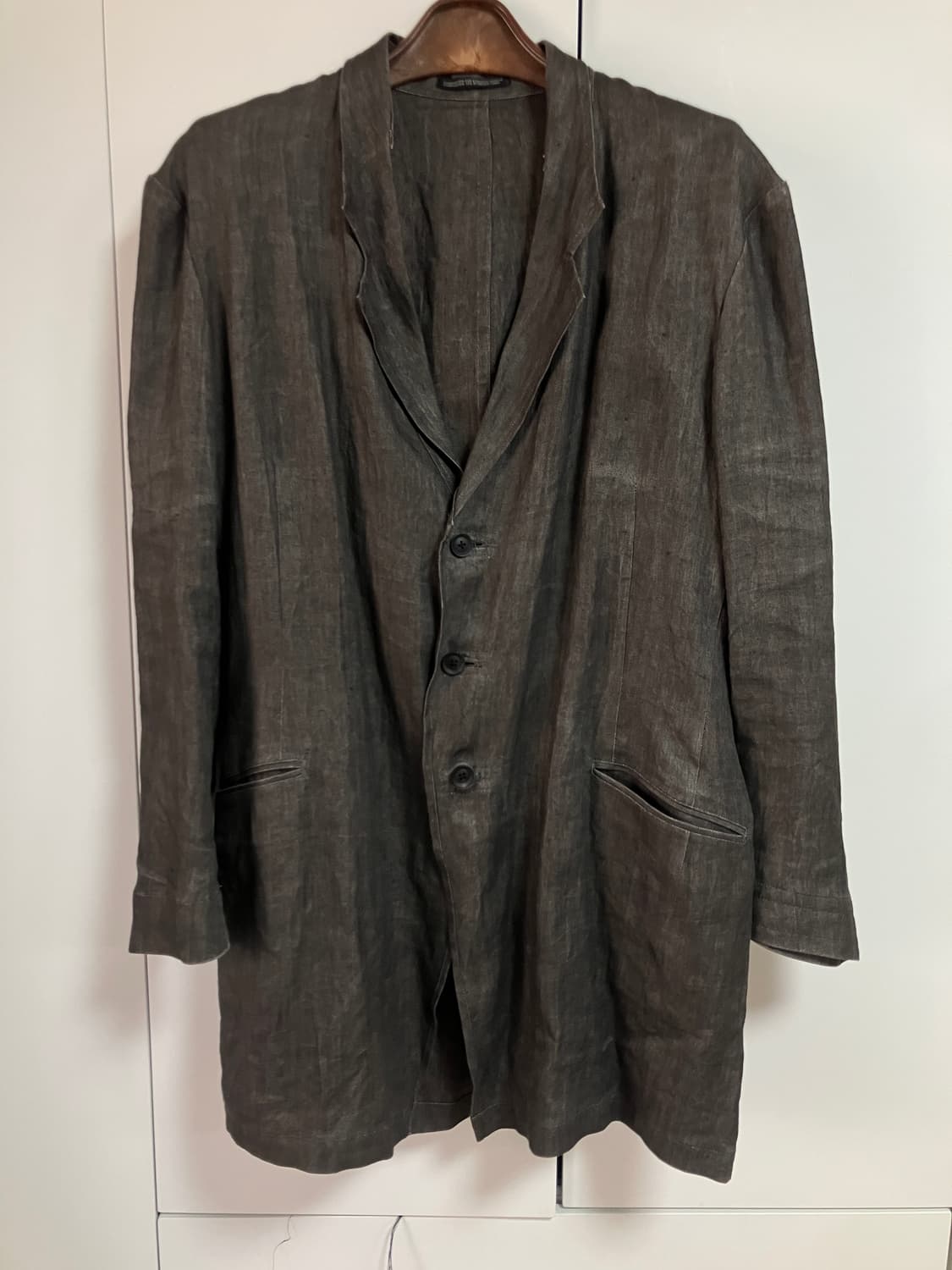 요지 야마모토 뿌르 옴므 24ss 리넨 자켓 상품이미지8