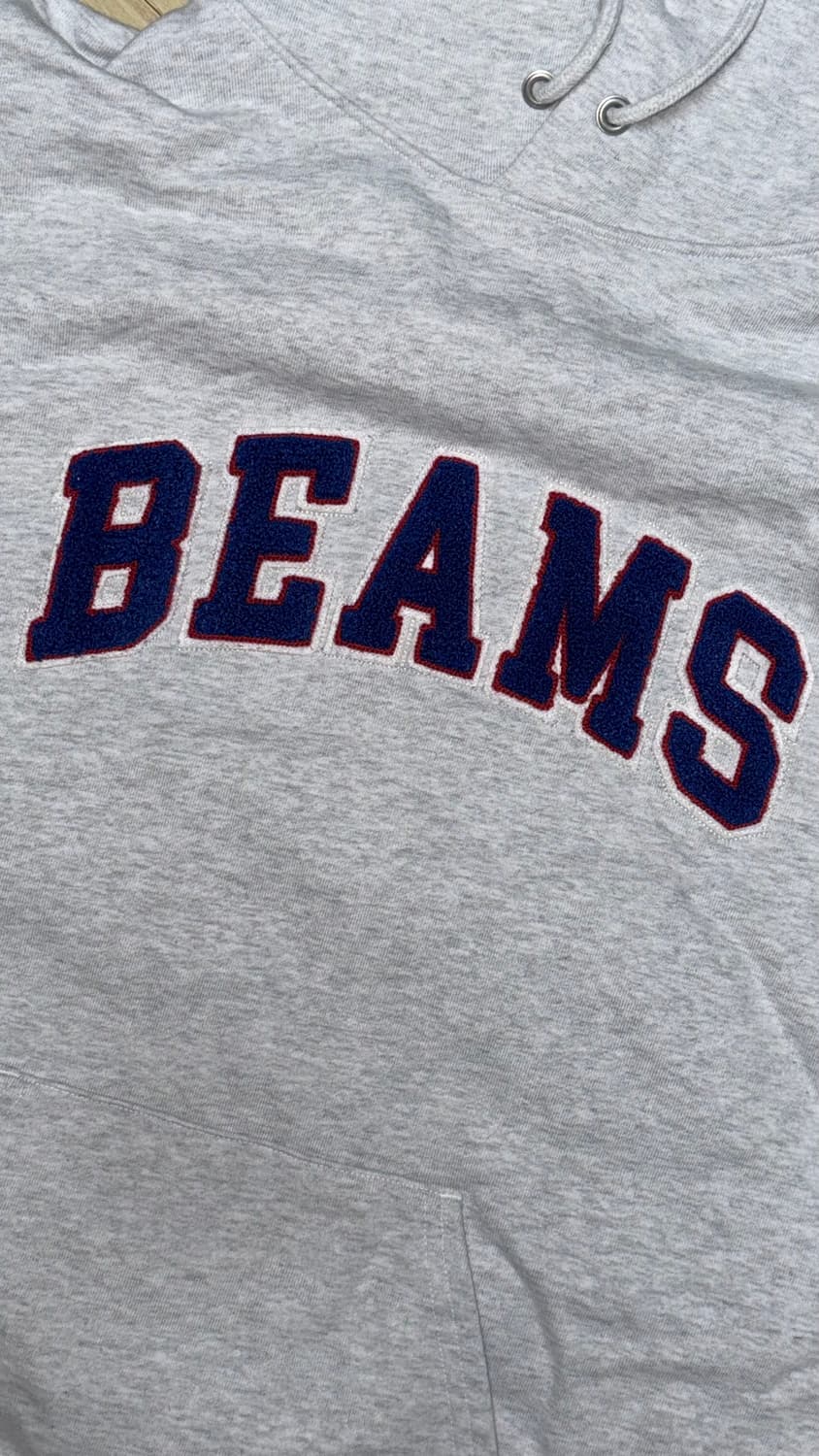 [XXL] Beams Hoodie Ash gray 빔즈 후드티 상품이미지2