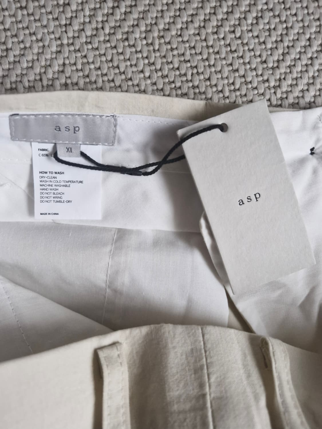 새상품 애습 린넨 리조트 트라우저 XL  상품이미지5