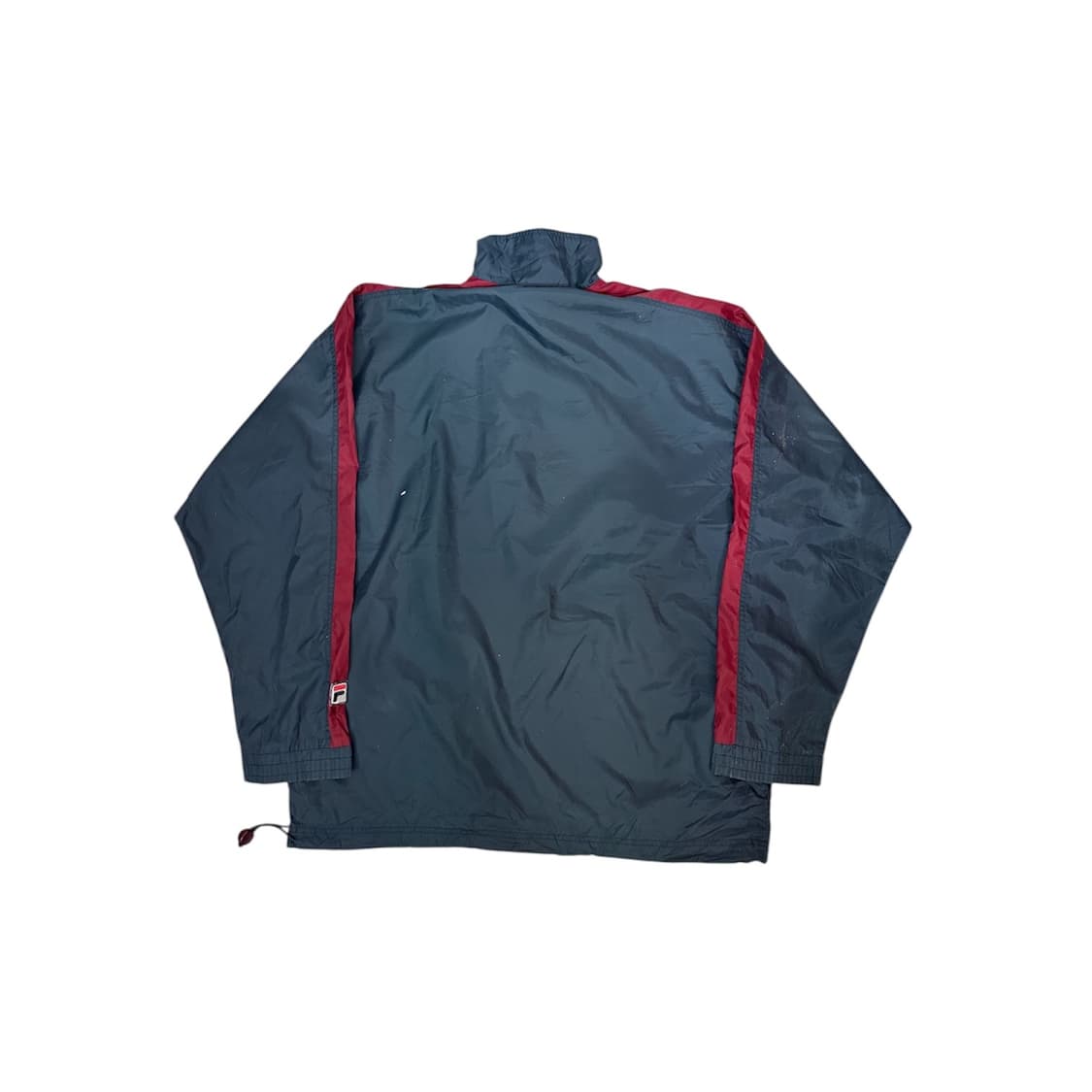 휠라 차콜 화이트 빅 로고 아노락 바람막이 올드스쿨 트랙 자켓 S 상품이미지6