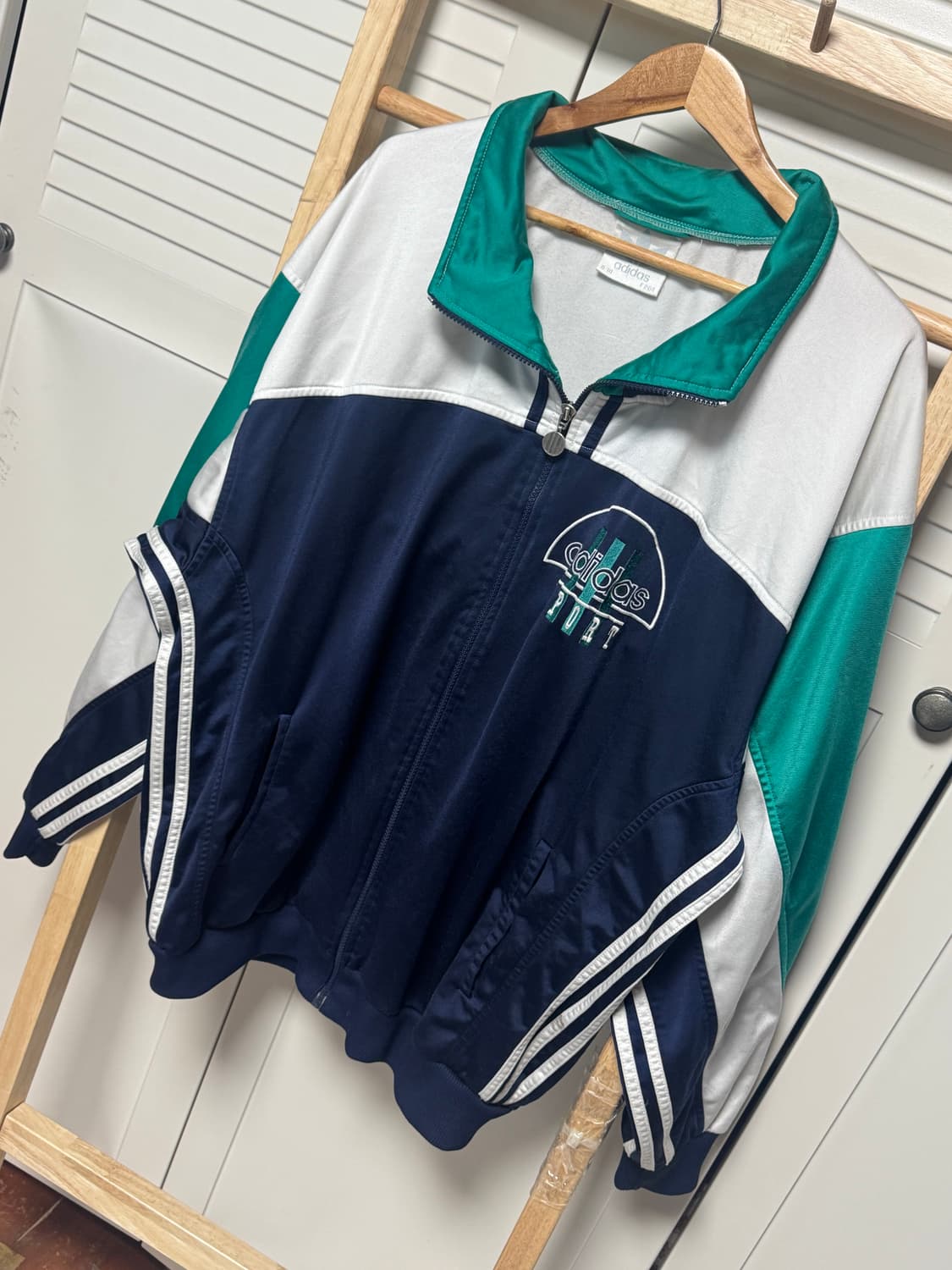 XXL 대장 아디다스 삼선 빅로고 90s 트레이닝 져지 자켓 상품이미지4