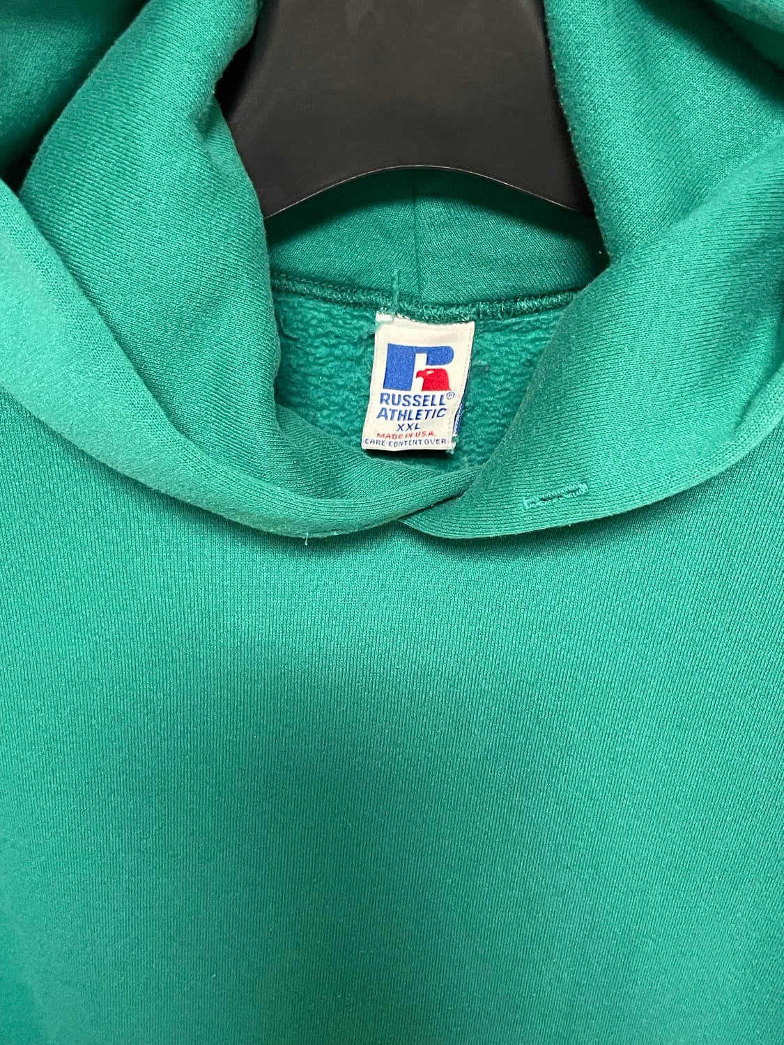 [D.O Vtg] 90s 러셀 50/50 후드 그린(XXL) 상품이미지3