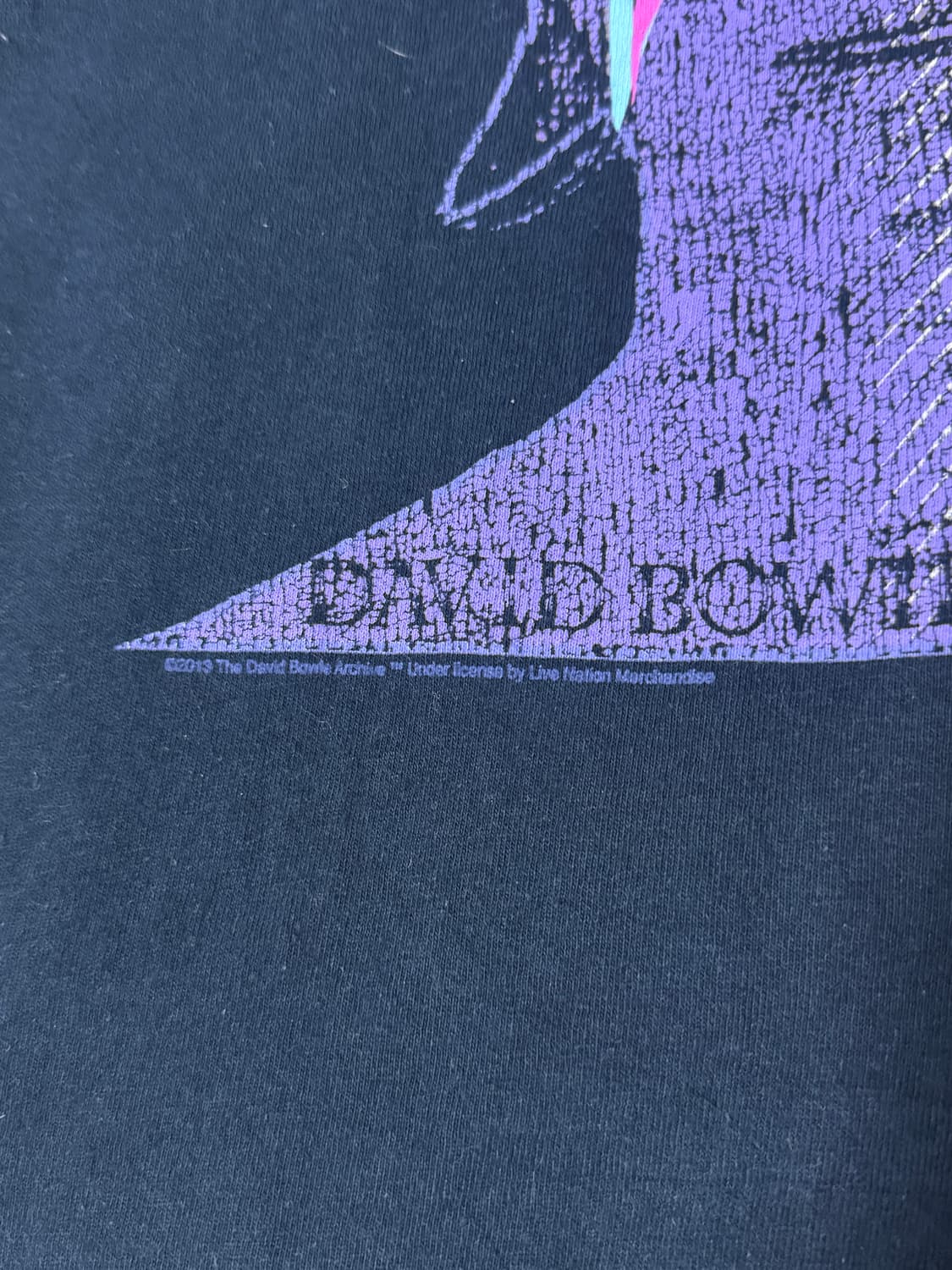 데이비드 보위 aladdin sane 앨범 커버 티셔츠 글램 록 상품이미지4