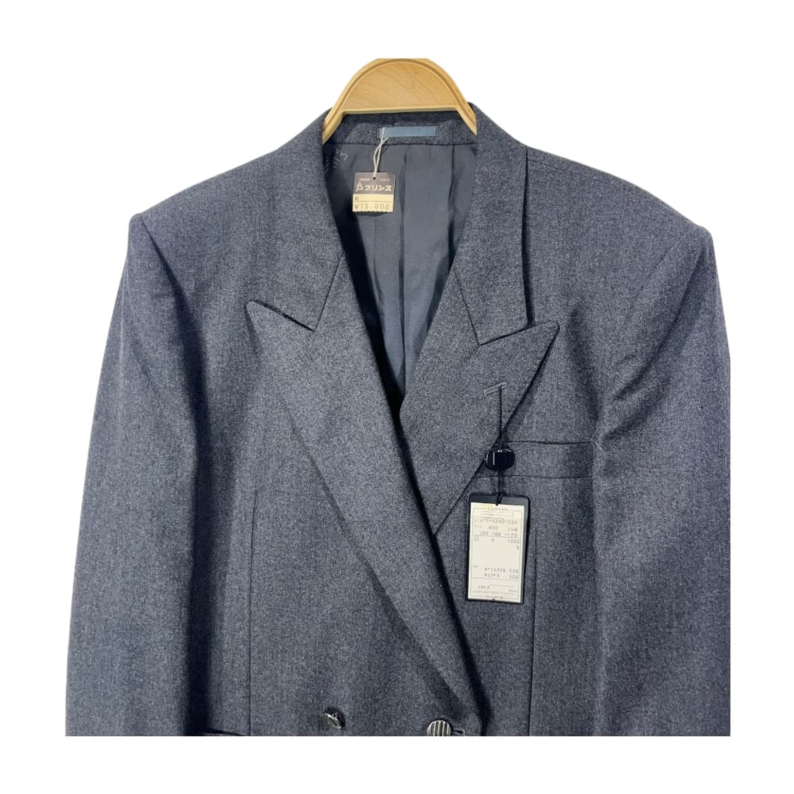 [LANVIN] 랑방 울혼방 더블브레스트 클래식 수트자켓 상품이미지3