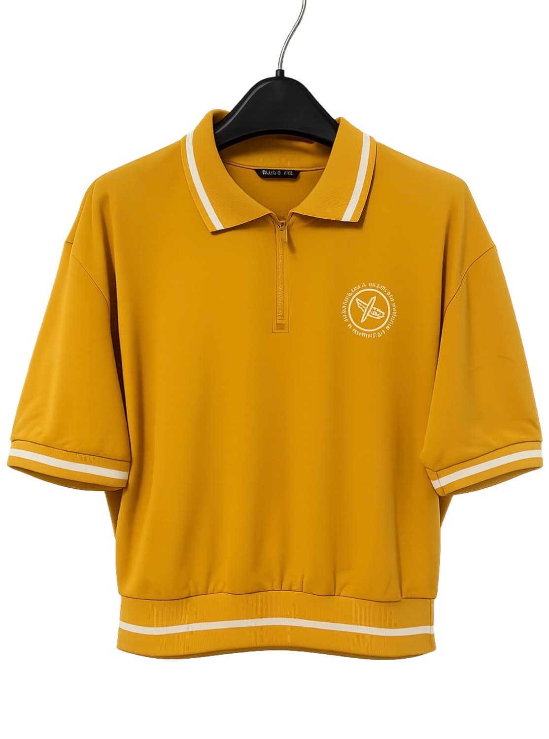 젝시믹스 테니스 옐로우 반집업 카라티셔츠 M 상품이미지1