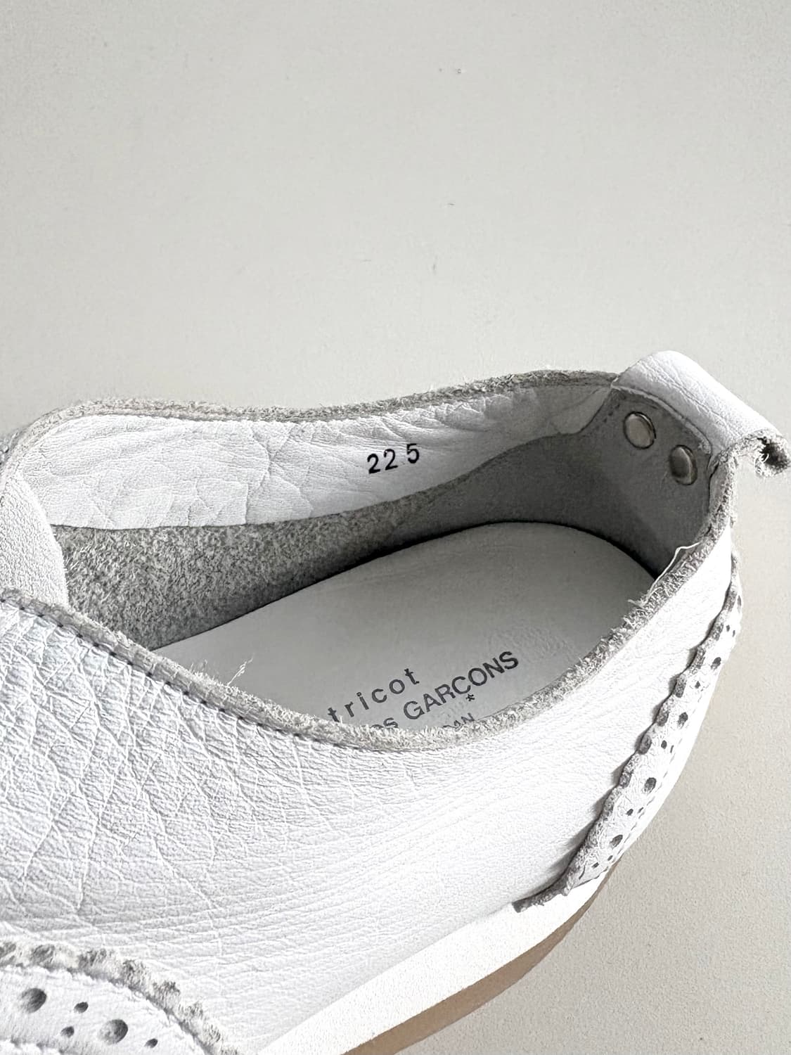 트리코 꼼데가르송 브로그 레더 스니커즈  상품이미지6