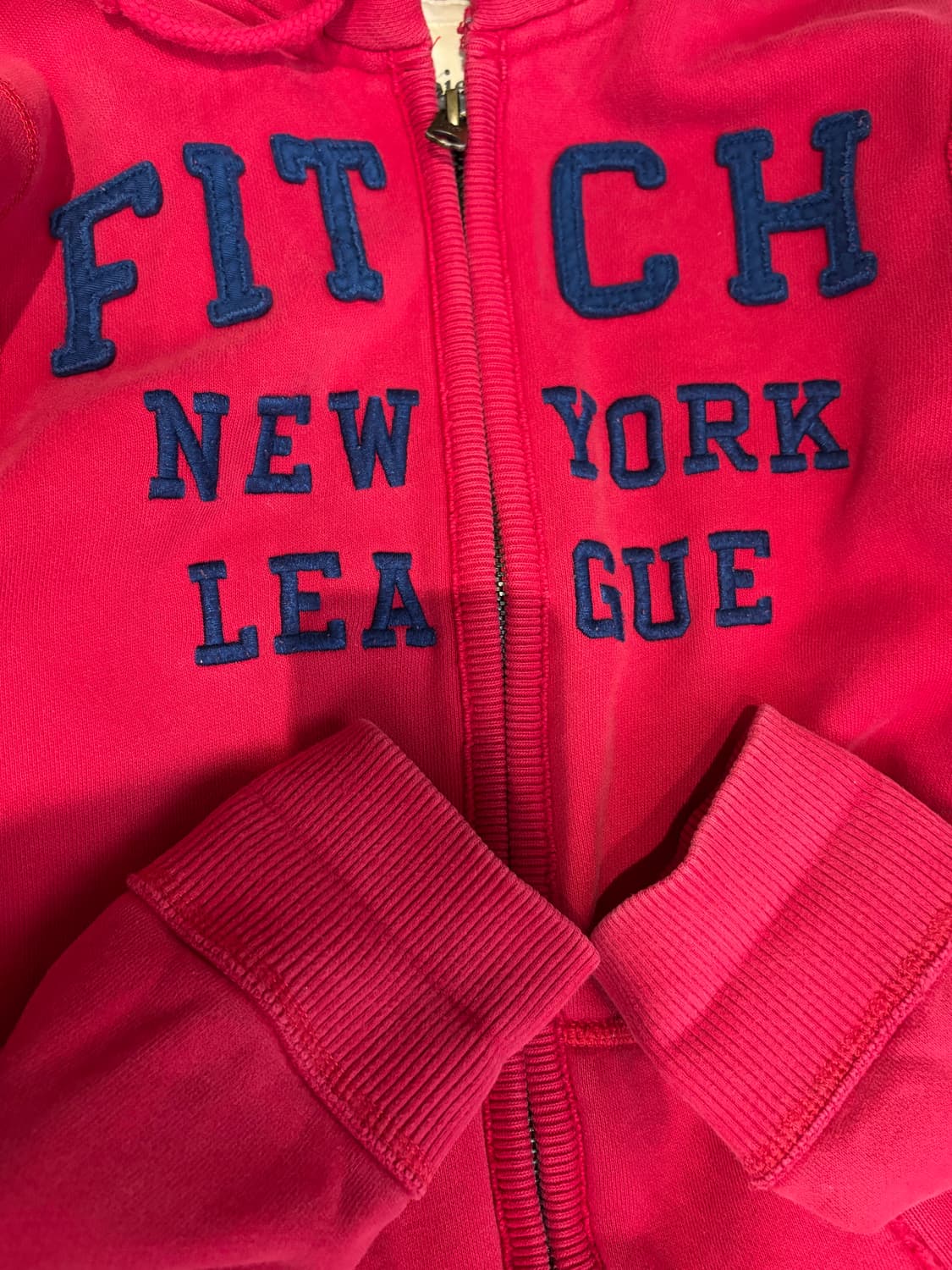 ❤️아베크롬비 빅로고 레드 후드집업❤️ 상품이미지4