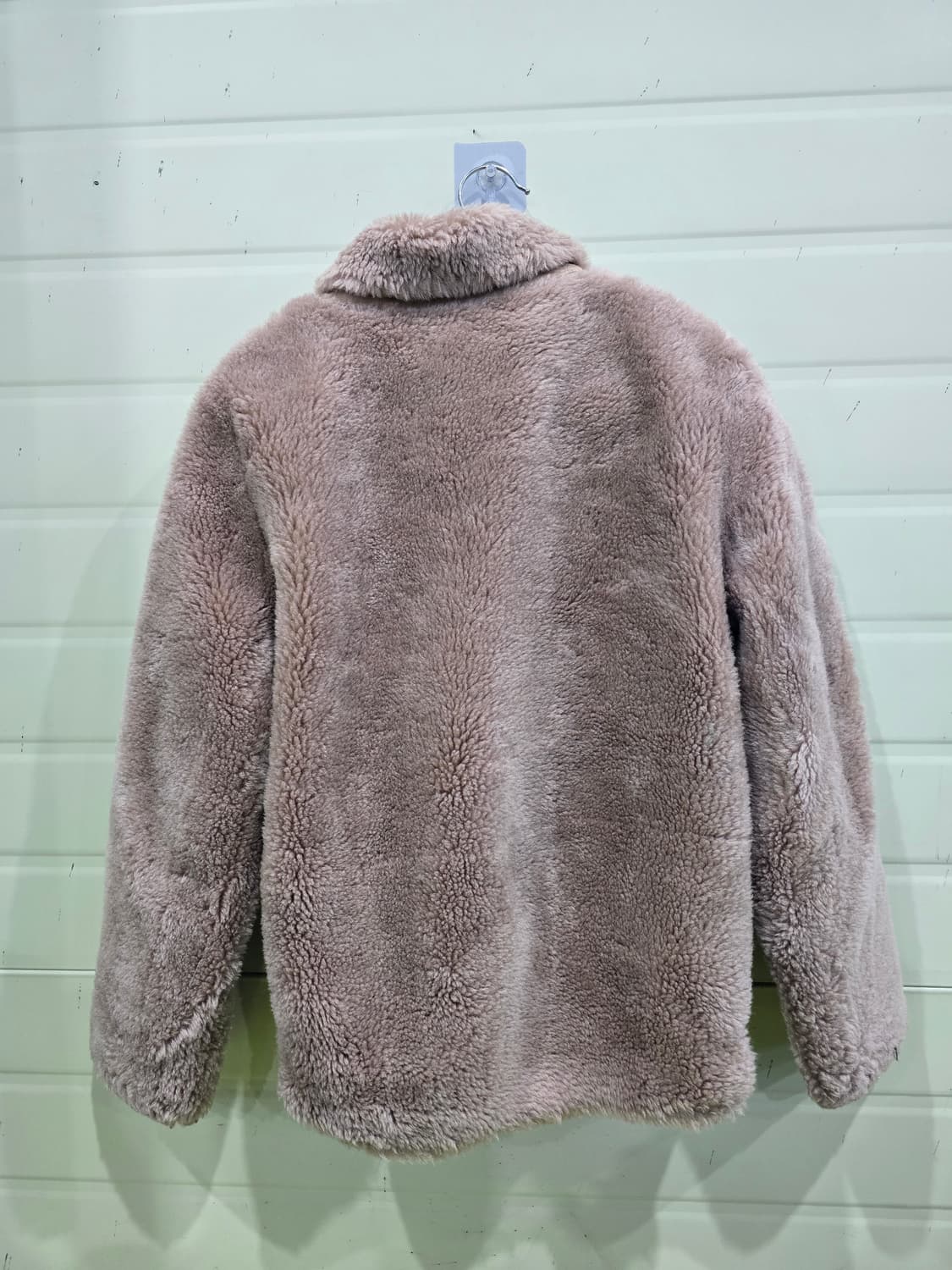 양모 100 숏 자켓 브라운 퍼 자켓 상품이미지4