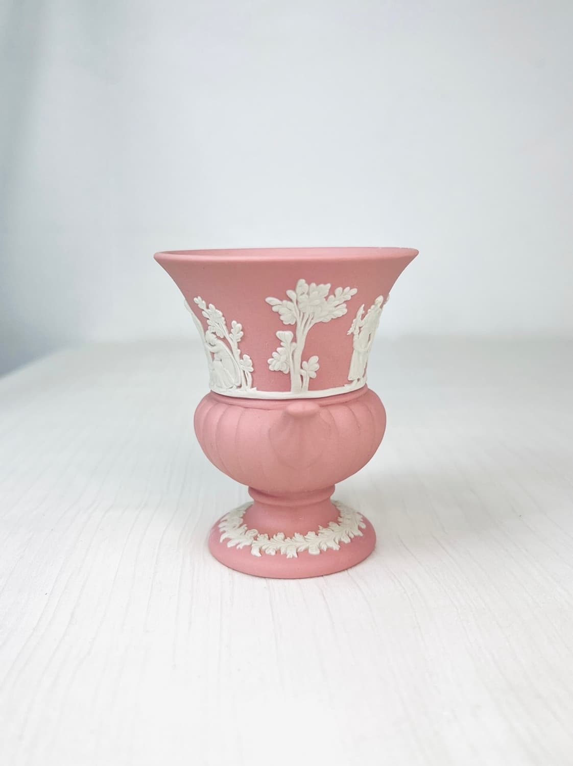 [영국앤틱] 웨지우드 제스퍼웨어 귀달이 화병 베이스 _ 핑크 상품이미지5