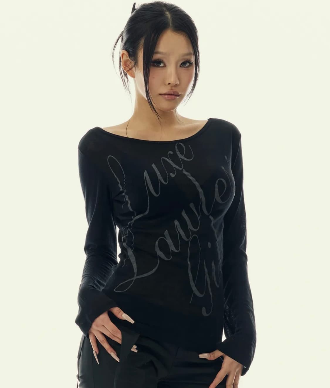 길라아카이브 LONG SLEEVE_BLACK 상품이미지1