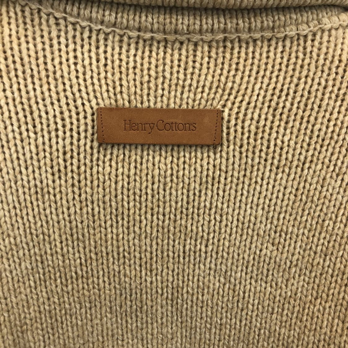 헨리코튼 숄카라 방풍 니트점퍼 100  상품이미지5