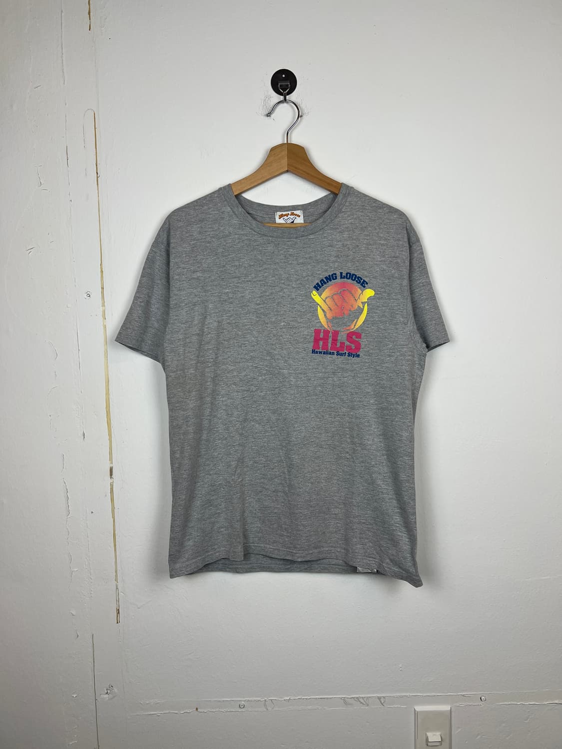 JPN Hang Loose 회색 프린팅 티셔츠 M 상품이미지1