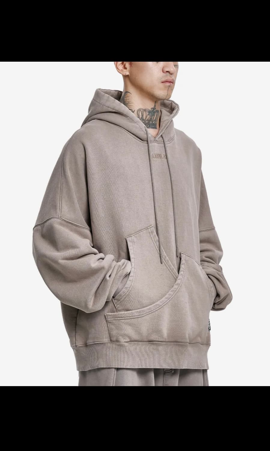 아조바이아조 커브 포켓 후드 상품이미지3