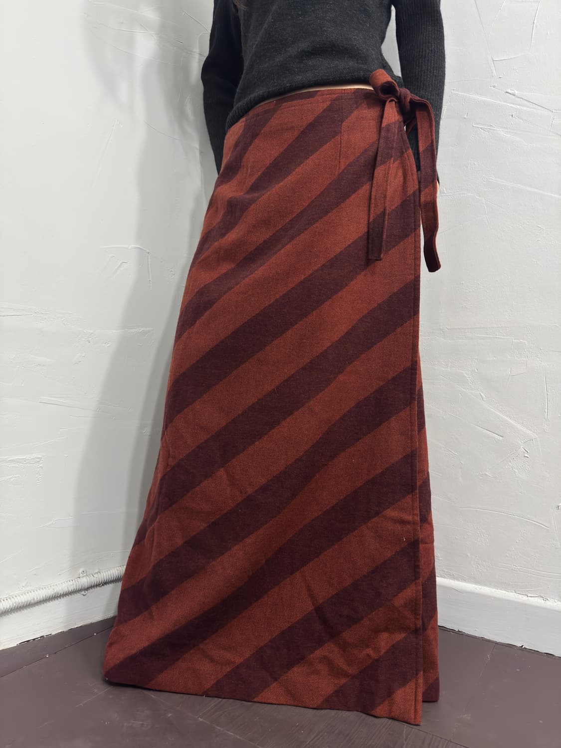 wrap maxi skirt 상품이미지1