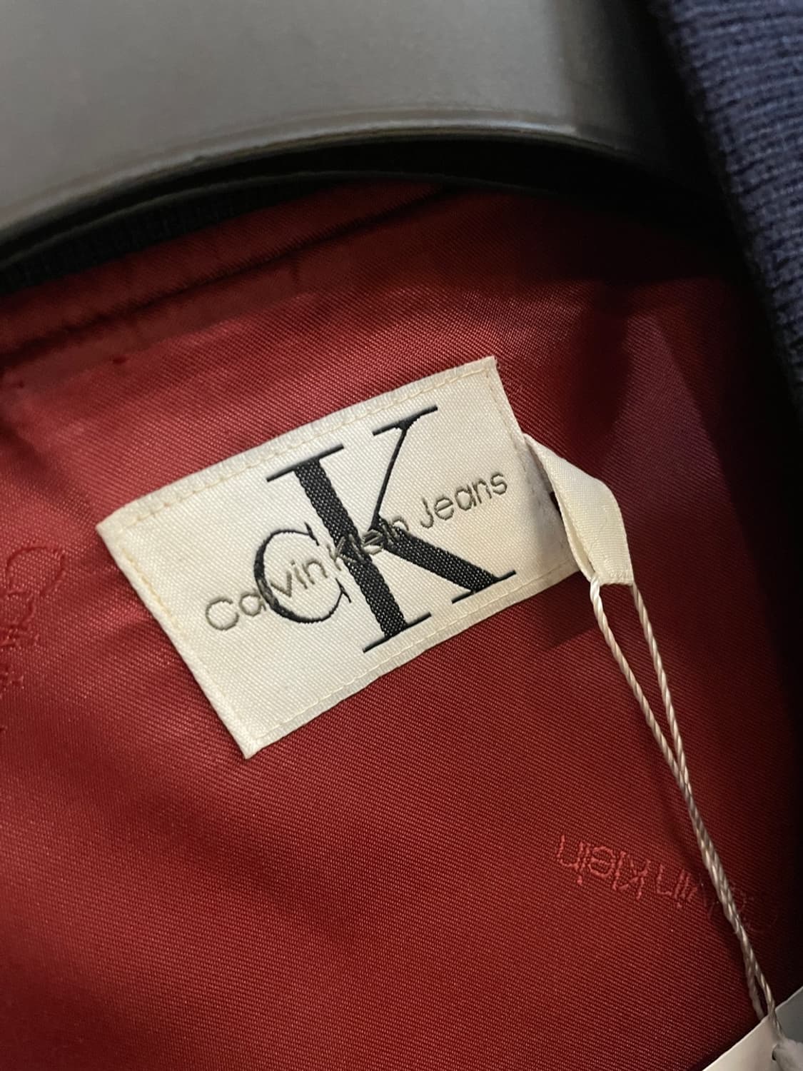 90s 캘빈 클라인 울 블루종 자켓  상품이미지6