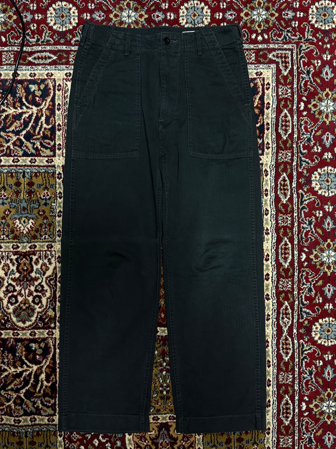 카키스 베이커팬츠 HBT BAKER PANTS BLACK S 상품이미지3