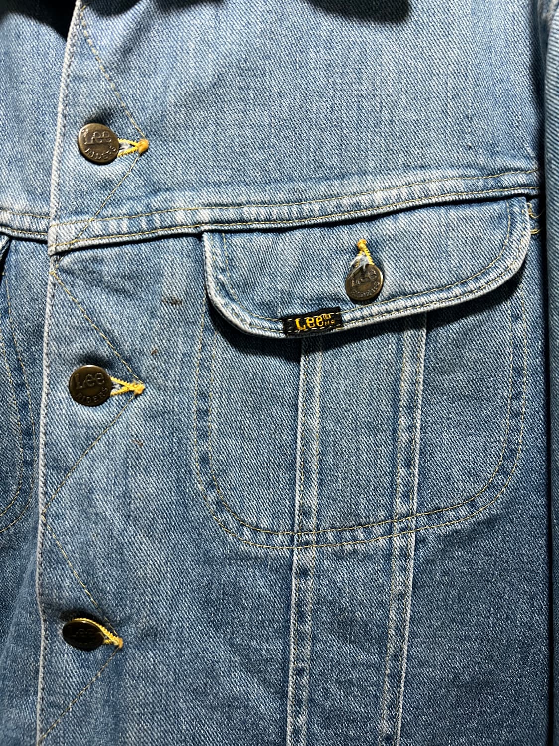 [M]70's Lee USA 스톰라이더 블랭킷 데님 트러커 자켓 R9 상품이미지3