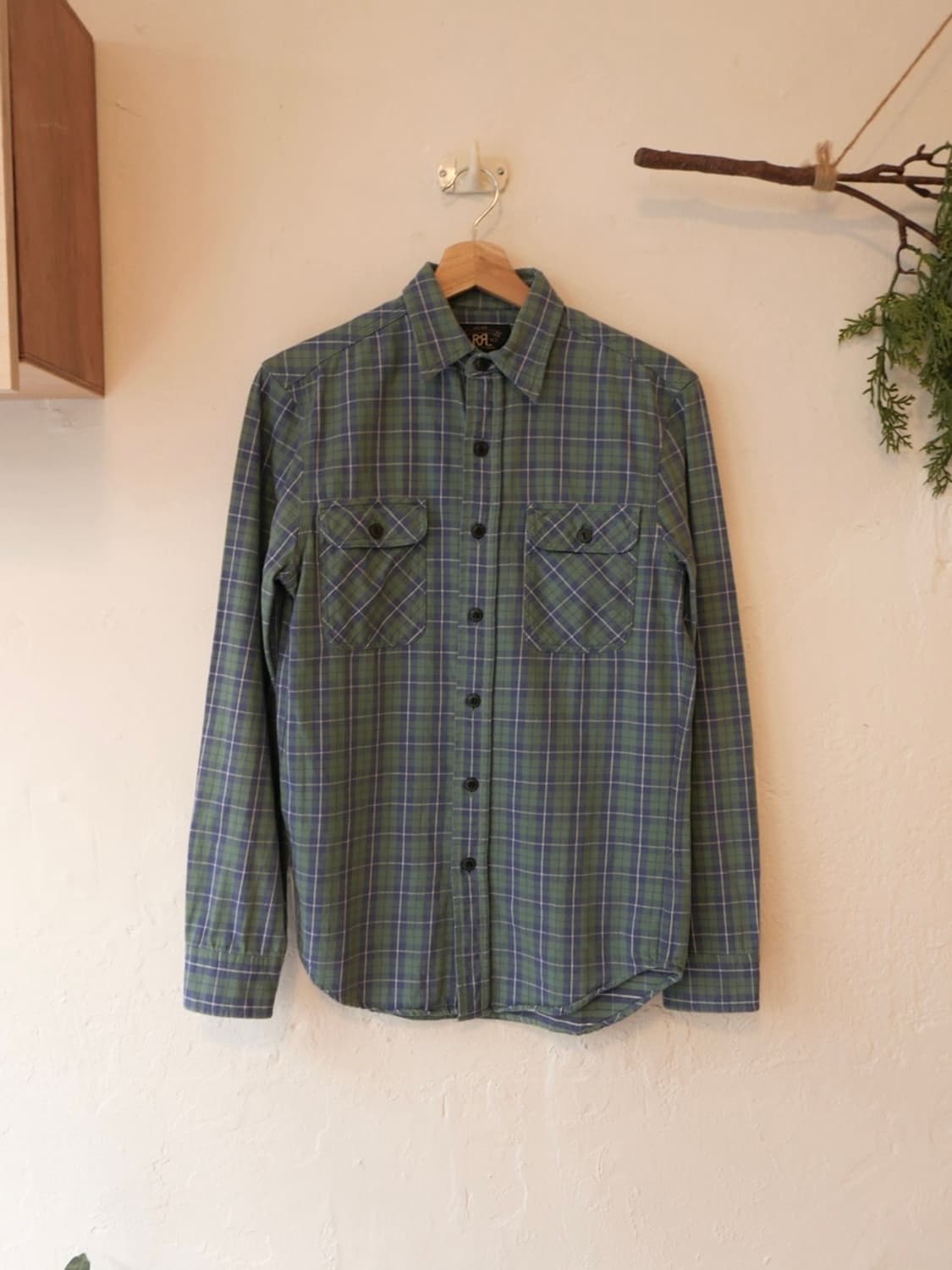 RRL 체크 셔츠 상품이미지1