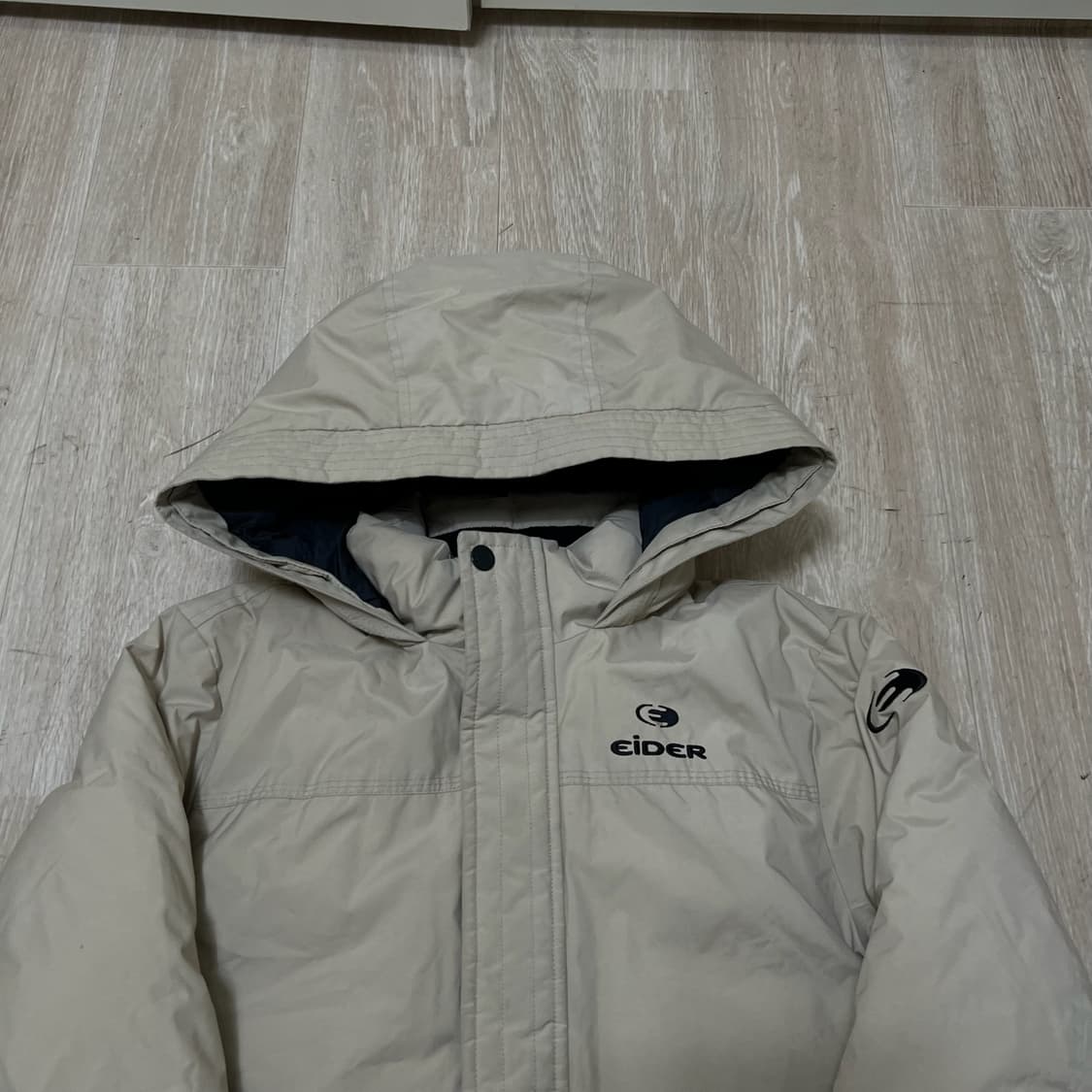 아이더 키즈 덕다운 700 후드 롱패딩 12-13 상품이미지2